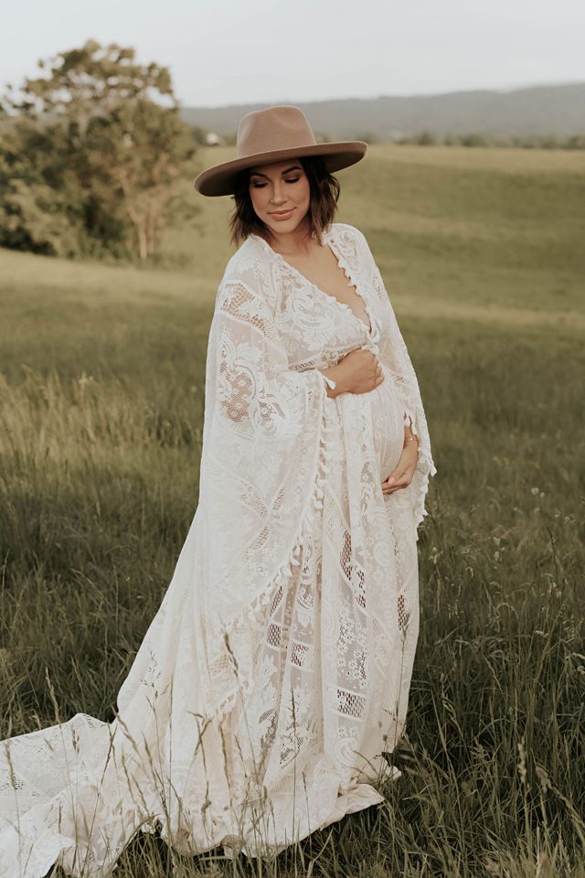 maternity boho dress