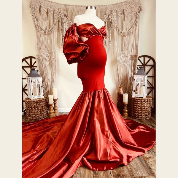 Fitted Maternity Dress | Couture Maternity Gown